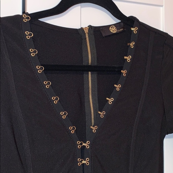 Black & Gold Dress - Picture 2 of 3